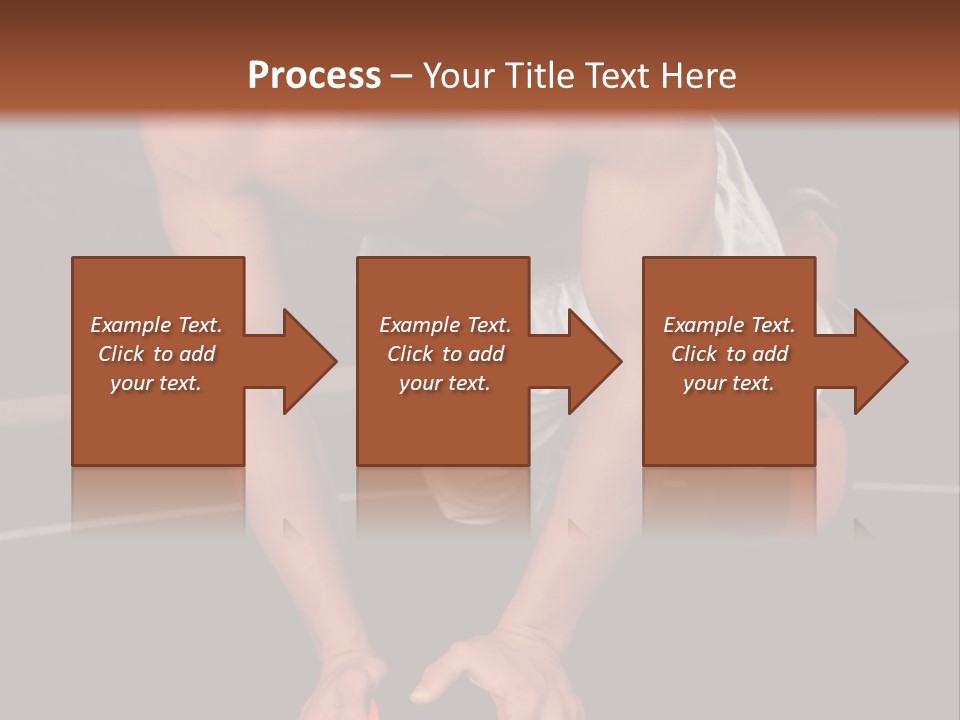 A Shirtless Man Doing Pushups On A Ball PowerPoint Template