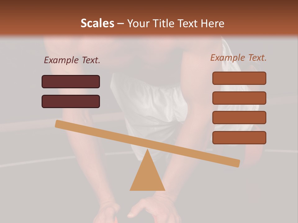 A Shirtless Man Doing Pushups On A Ball PowerPoint Template