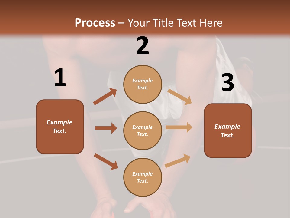 A Shirtless Man Doing Pushups On A Ball PowerPoint Template