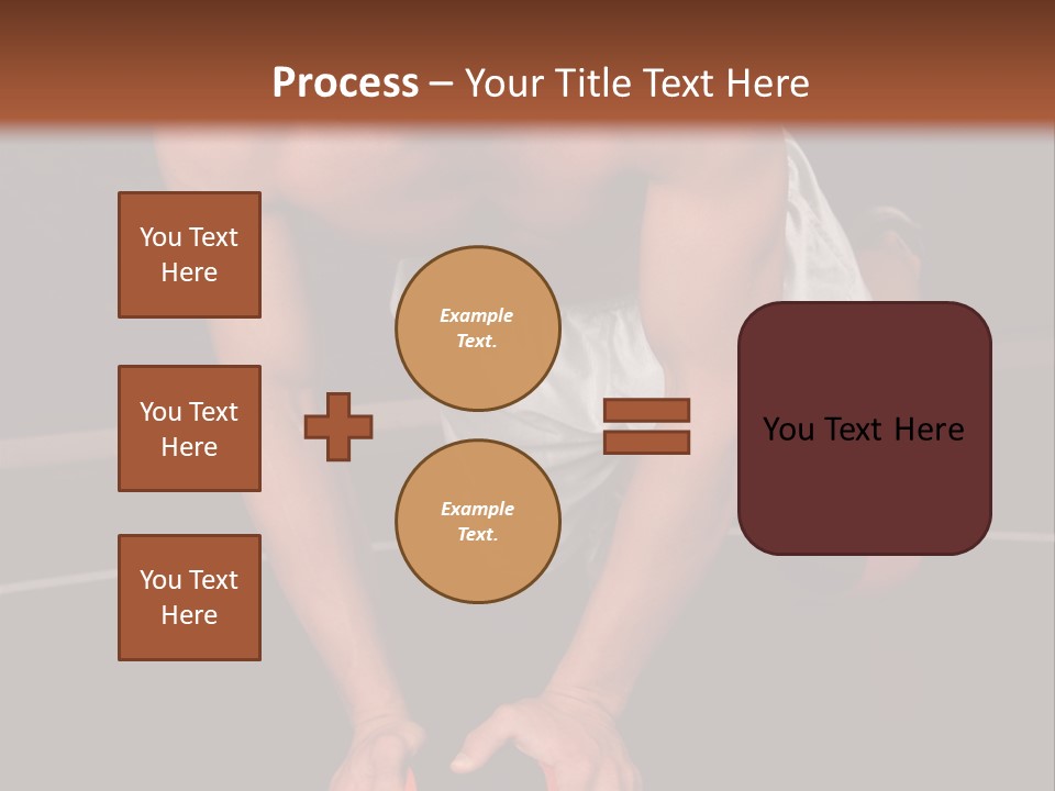 A Shirtless Man Doing Pushups On A Ball PowerPoint Template