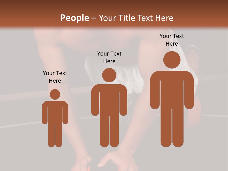 A Shirtless Man Doing Pushups On A Ball PowerPoint Template