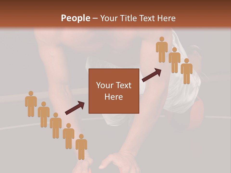 A Shirtless Man Doing Pushups On A Ball PowerPoint Template