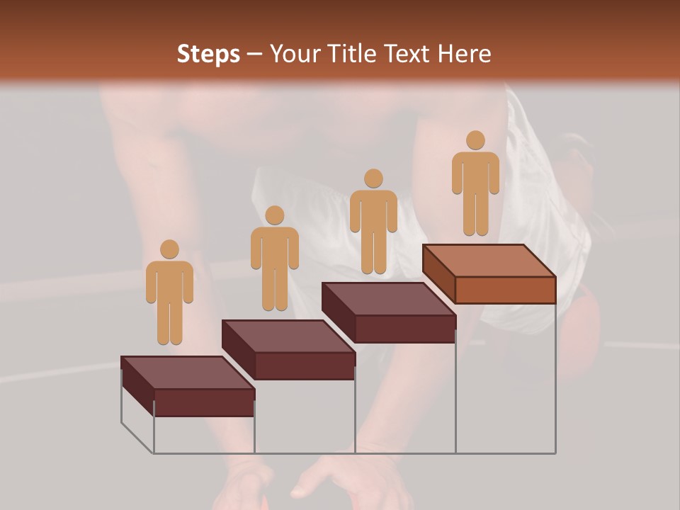 A Shirtless Man Doing Pushups On A Ball PowerPoint Template