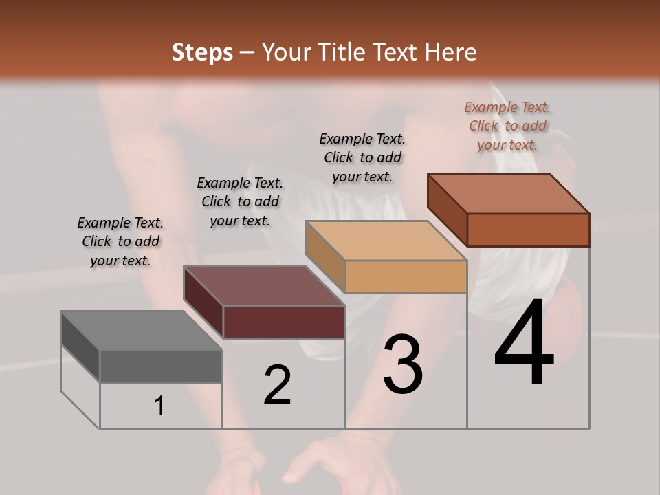 A Shirtless Man Doing Pushups On A Ball PowerPoint Template