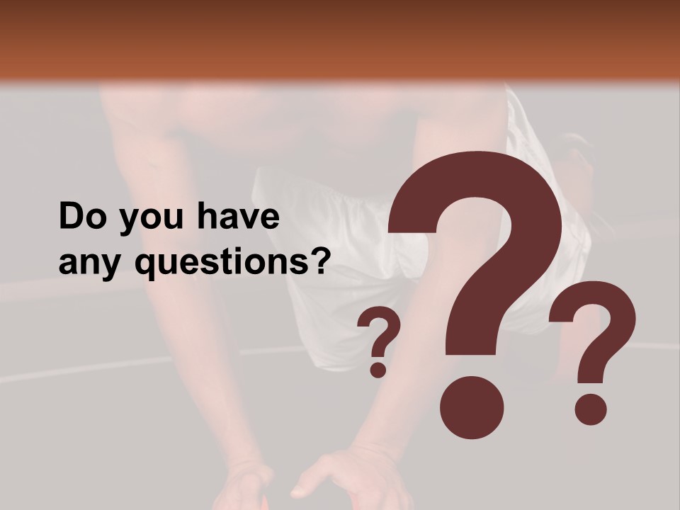 A Shirtless Man Doing Pushups On A Ball PowerPoint Template