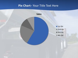 Fuel Tanker On The Road PowerPoint Template