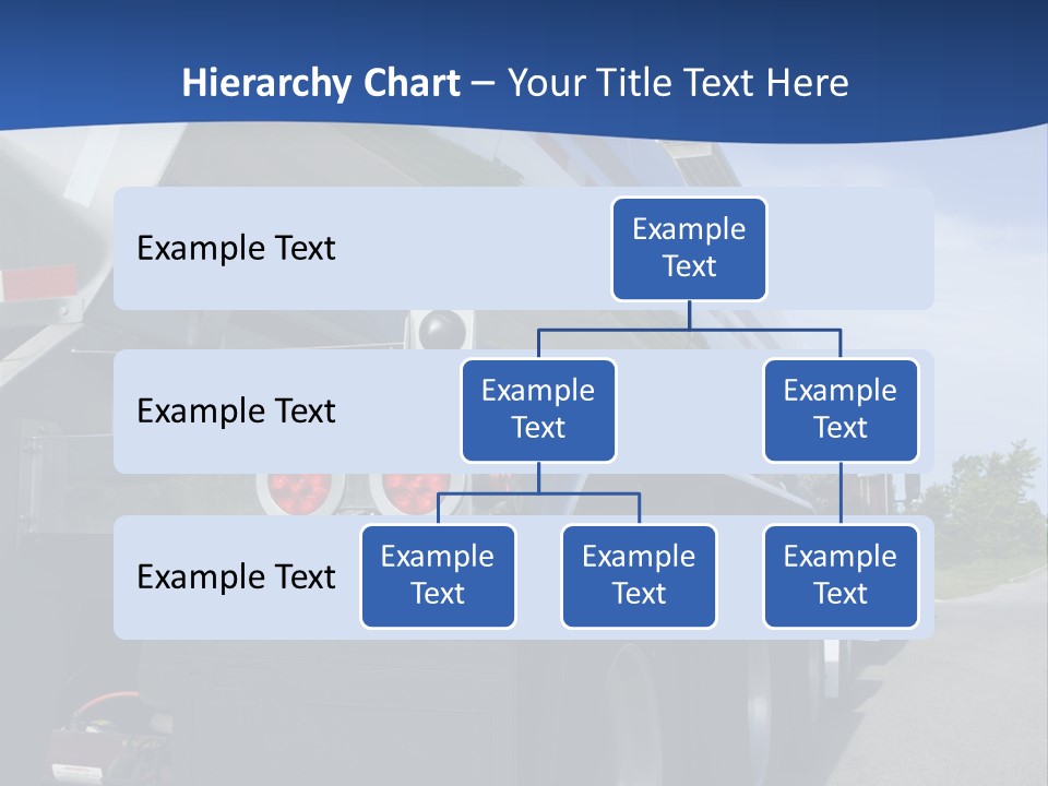 Fuel Tanker On The Road PowerPoint Template