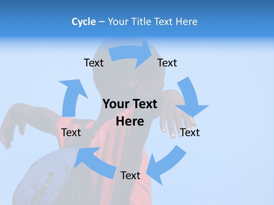 Africa.mozambique, Happy African Children PowerPoint Template