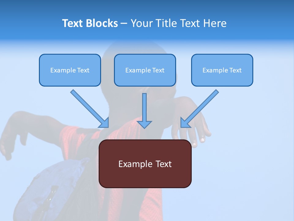 Africa.mozambique, Happy African Children PowerPoint Template