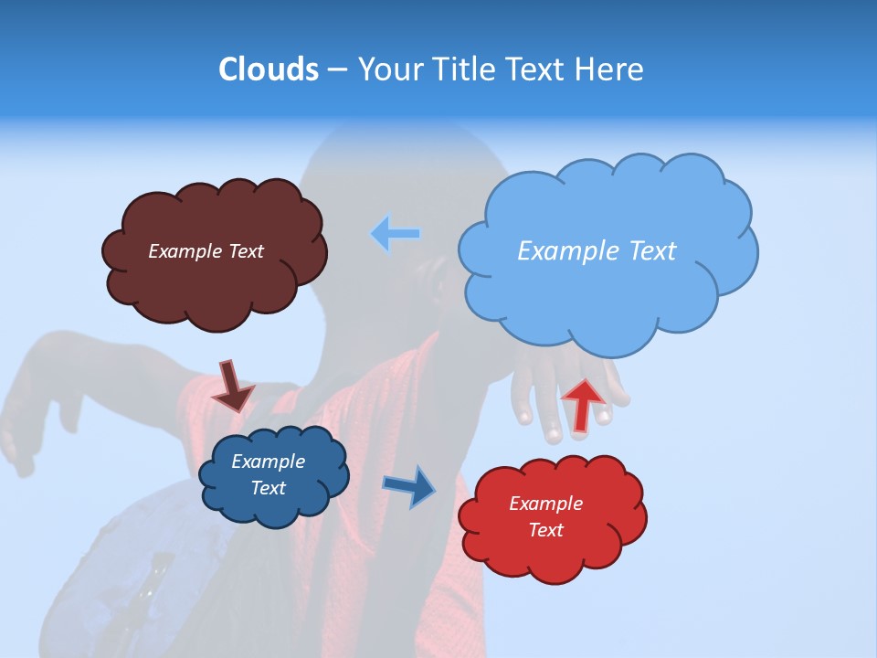 Africa.mozambique, Happy African Children PowerPoint Template
