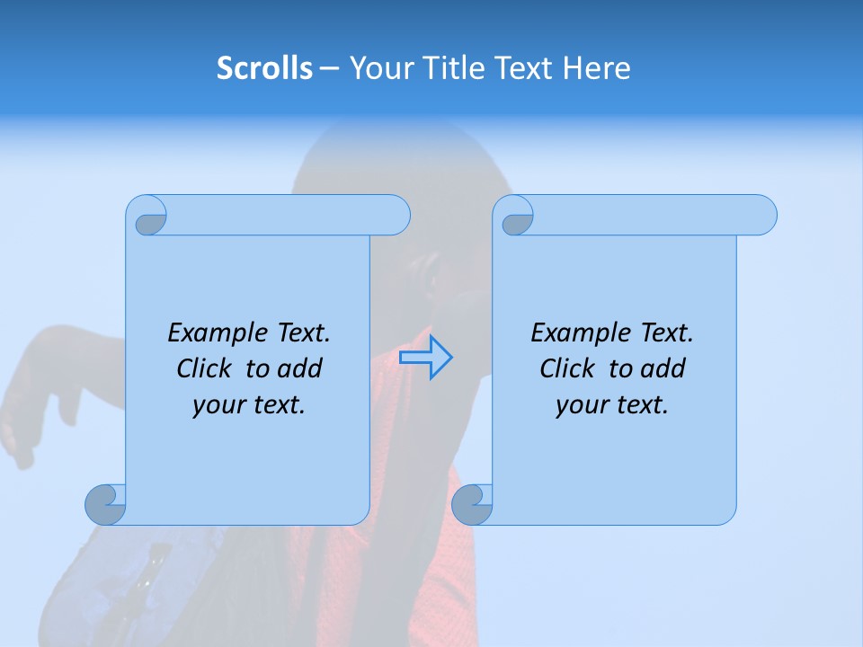 Africa.mozambique, Happy African Children PowerPoint Template