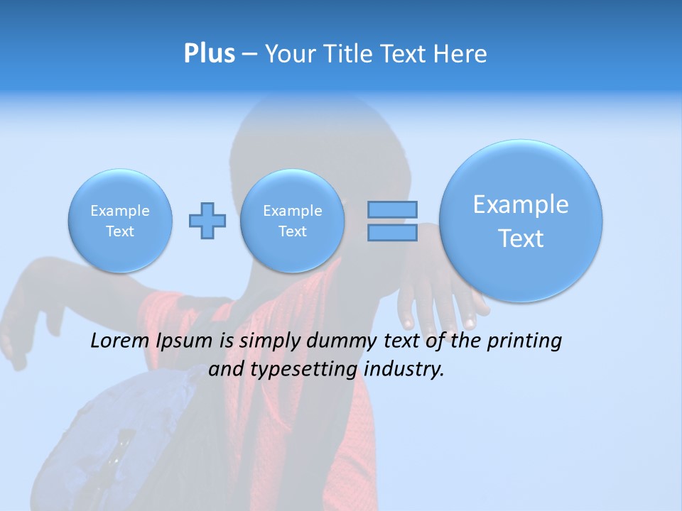 Africa.mozambique, Happy African Children PowerPoint Template