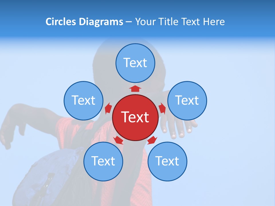 Africa.mozambique, Happy African Children PowerPoint Template