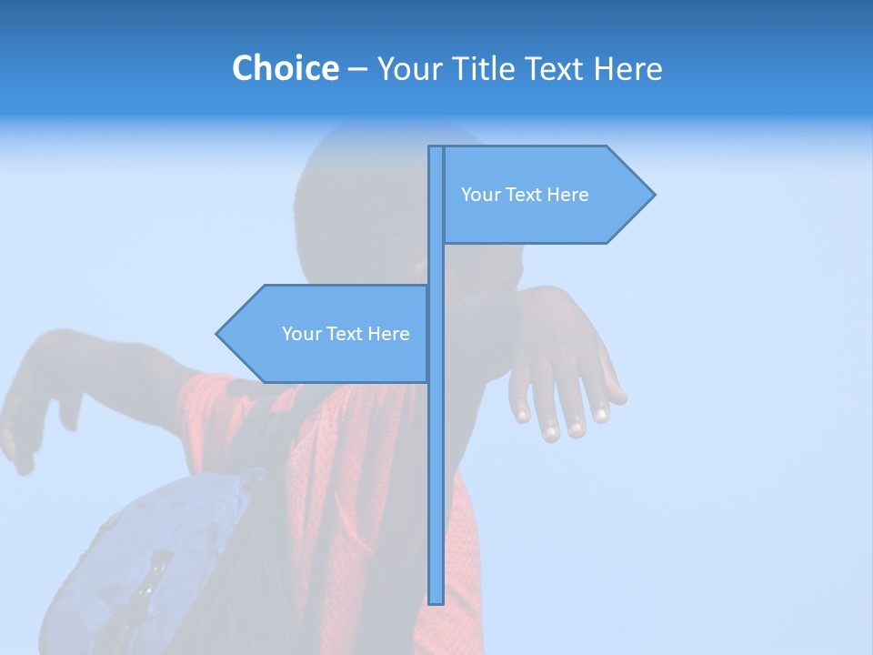 Africa.mozambique, Happy African Children PowerPoint Template