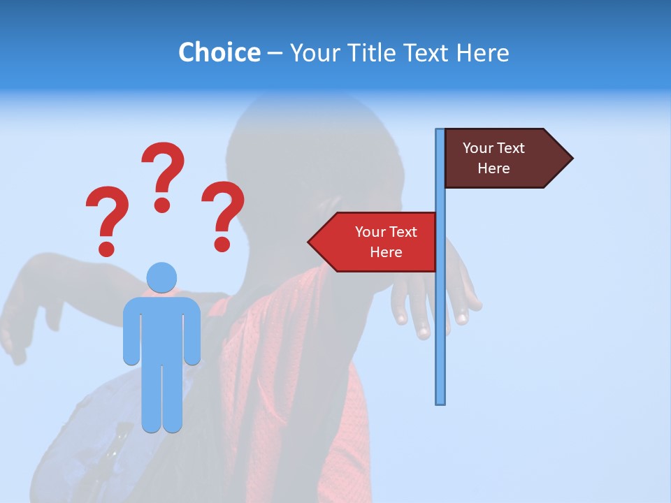 Africa.mozambique, Happy African Children PowerPoint Template