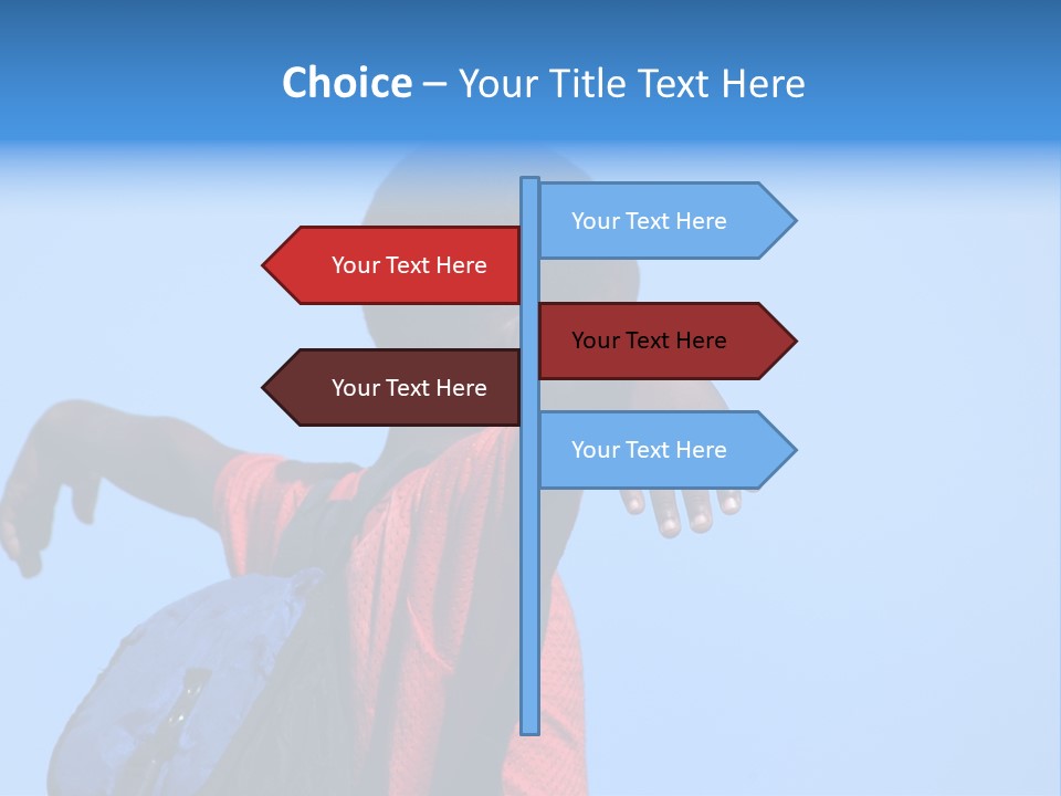 Africa.mozambique, Happy African Children PowerPoint Template