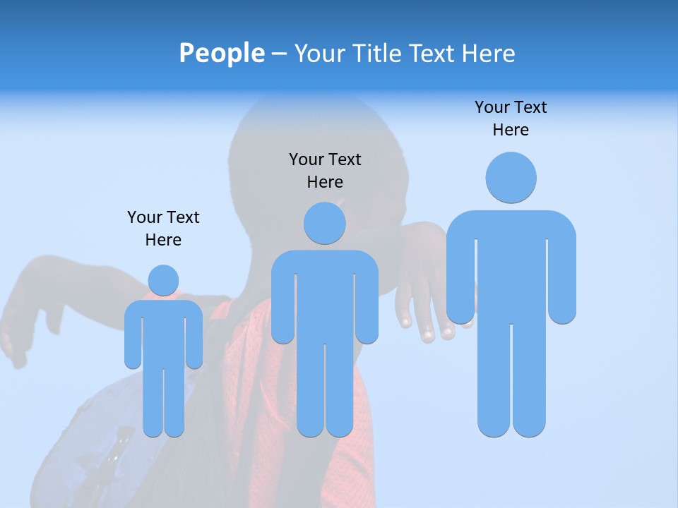 Africa.mozambique, Happy African Children PowerPoint Template