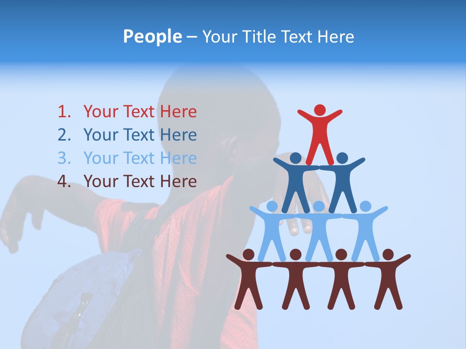 Africa.mozambique, Happy African Children PowerPoint Template