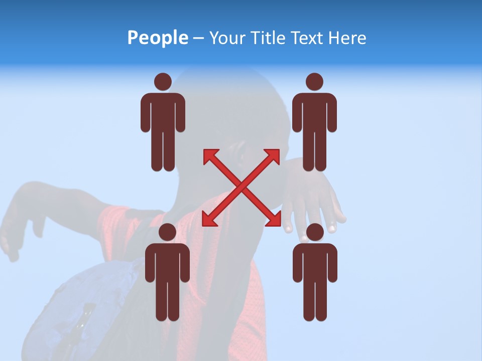 Africa.mozambique, Happy African Children PowerPoint Template