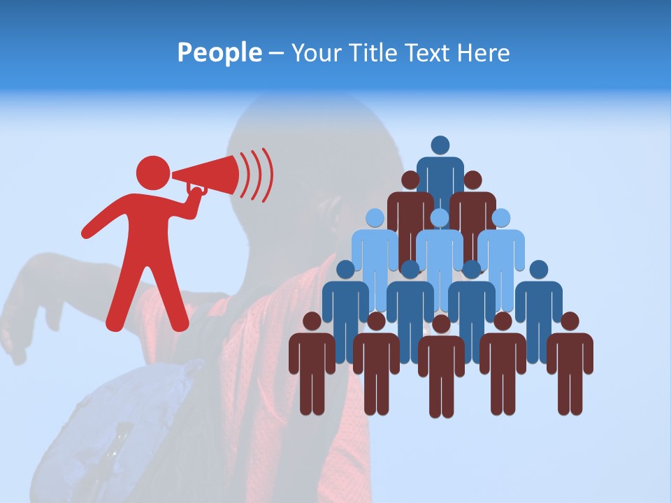 Africa.mozambique, Happy African Children PowerPoint Template