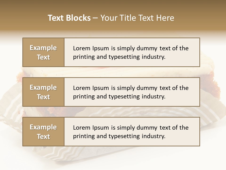 Piece Of Carrot Cake On Bakery Serving Paper Shot Over White. PowerPoint Template
