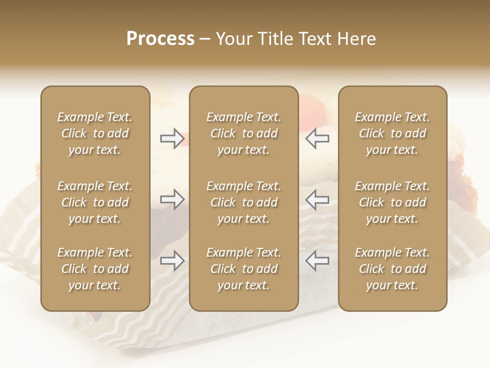 Piece Of Carrot Cake On Bakery Serving Paper Shot Over White. PowerPoint Template