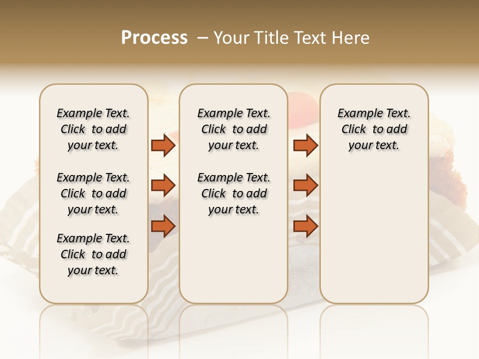 Piece Of Carrot Cake On Bakery Serving Paper Shot Over White. PowerPoint Template
