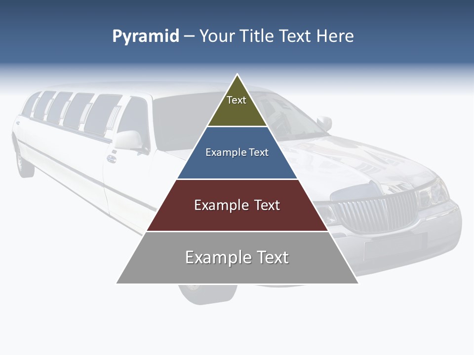 Long Limousine Isolated PowerPoint Template