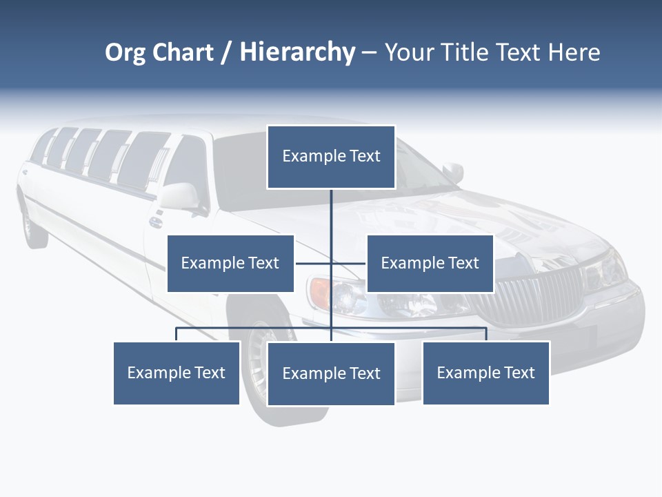 Long Limousine Isolated PowerPoint Template