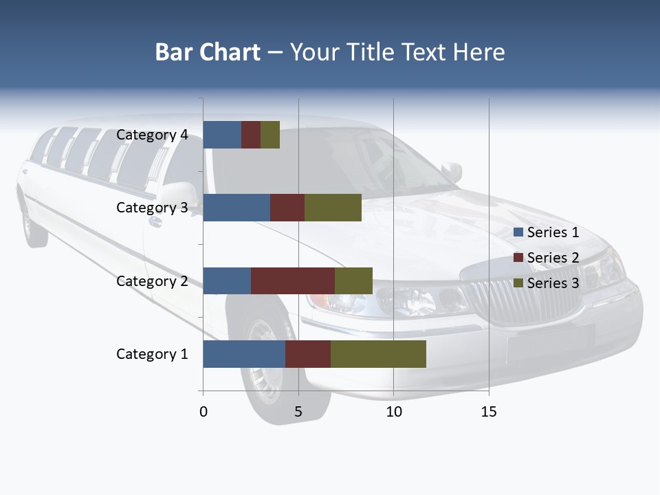 Long Limousine Isolated PowerPoint Template