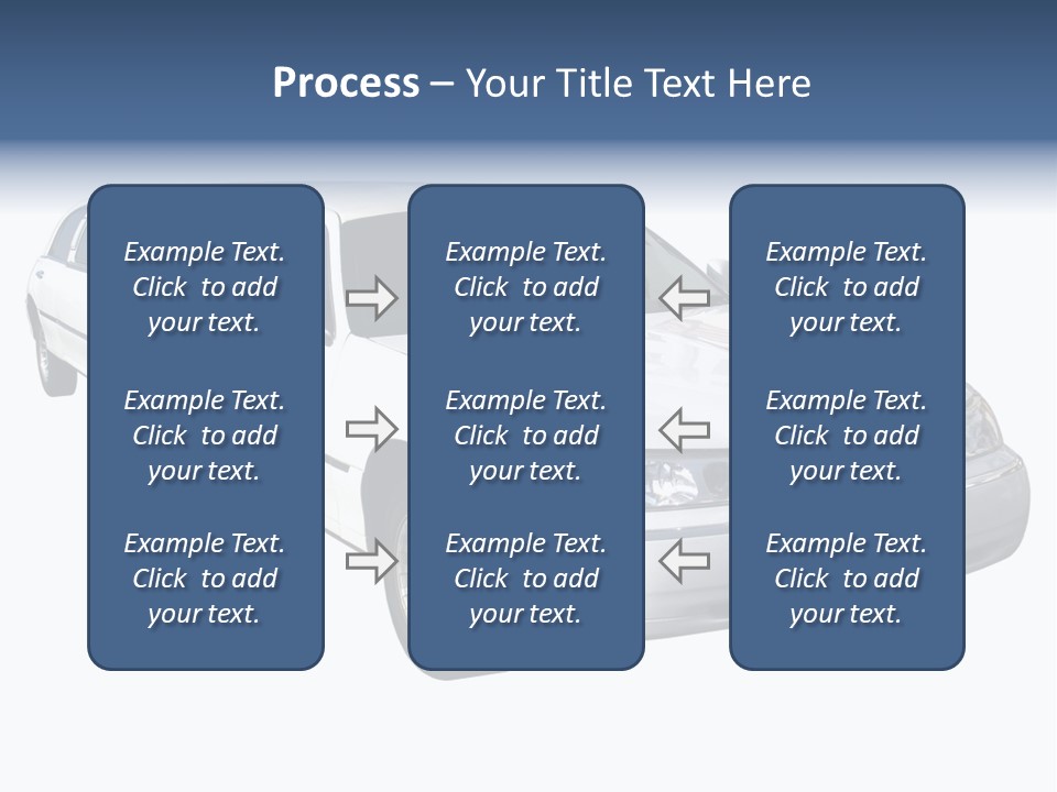 Long Limousine Isolated PowerPoint Template