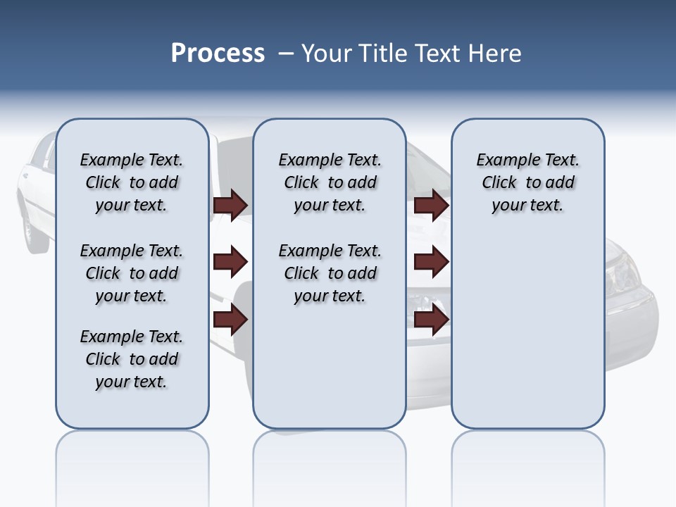 Long Limousine Isolated PowerPoint Template