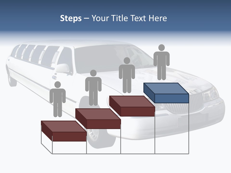 Long Limousine Isolated PowerPoint Template