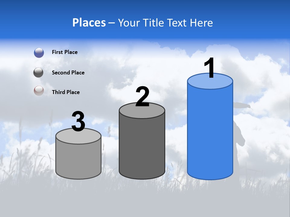 Silhouette Father And Daughter Outdoors PowerPoint Template