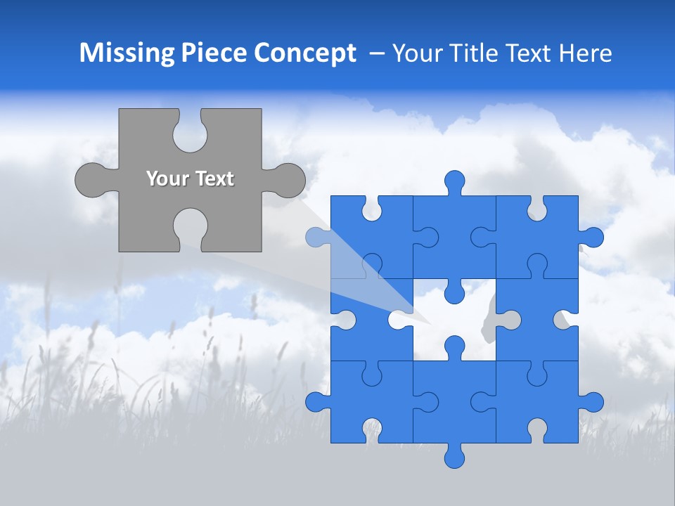 Silhouette Father And Daughter Outdoors PowerPoint Template