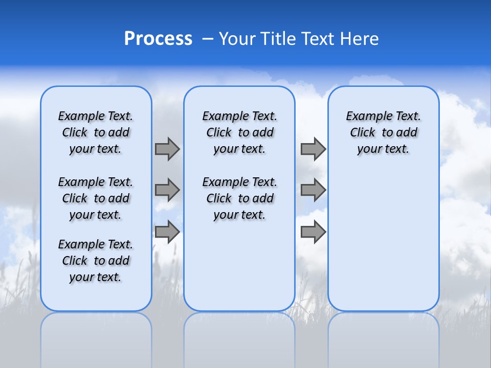 Silhouette Father And Daughter Outdoors PowerPoint Template