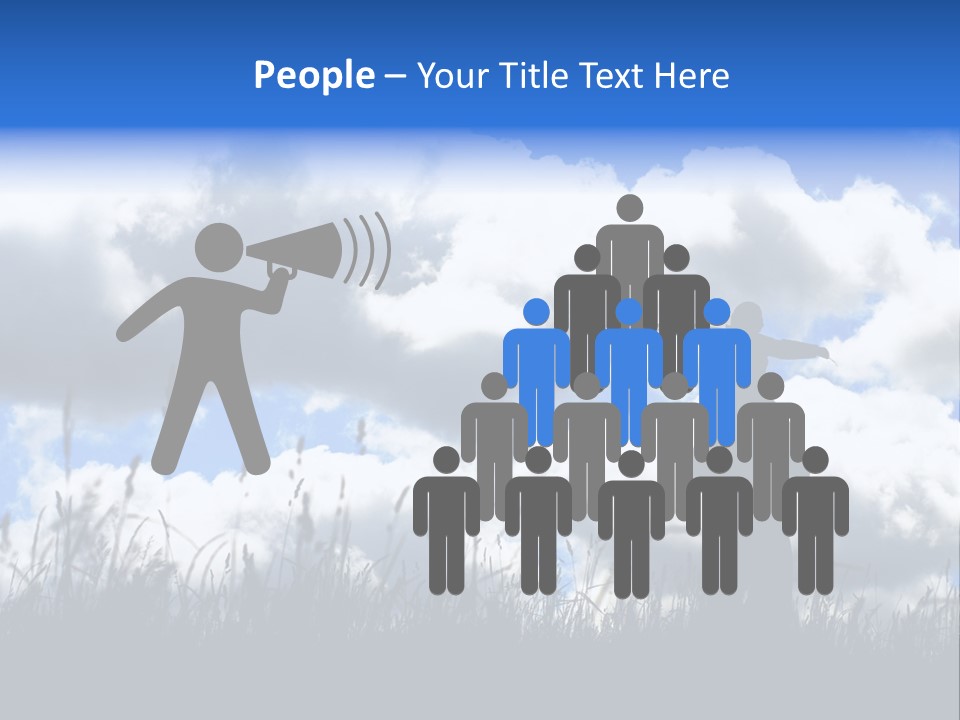 Silhouette Father And Daughter Outdoors PowerPoint Template