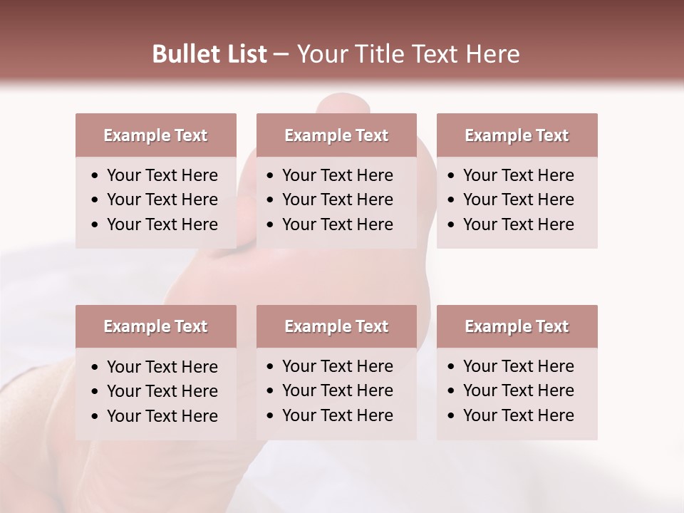 Well-Groomed Bared A Foot Of Female Feet, Isolated On A White Background, Please See Some Of My Other Parts Of A Body Images PowerPoint Template