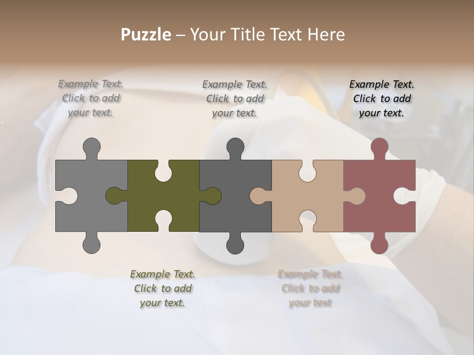 Scanning Of A Stomach Of Pregnant Woman PowerPoint Template