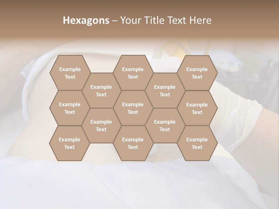 Scanning Of A Stomach Of Pregnant Woman PowerPoint Template