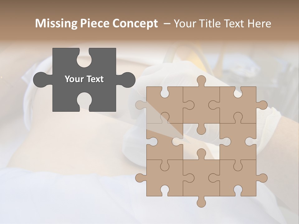 Scanning Of A Stomach Of Pregnant Woman PowerPoint Template