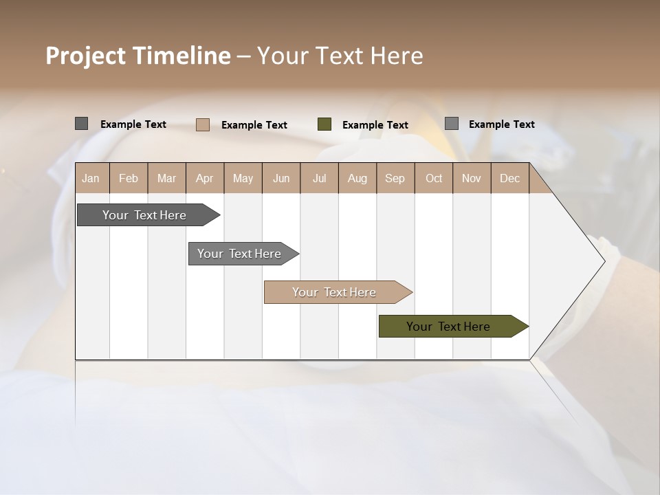 Scanning Of A Stomach Of Pregnant Woman PowerPoint Template