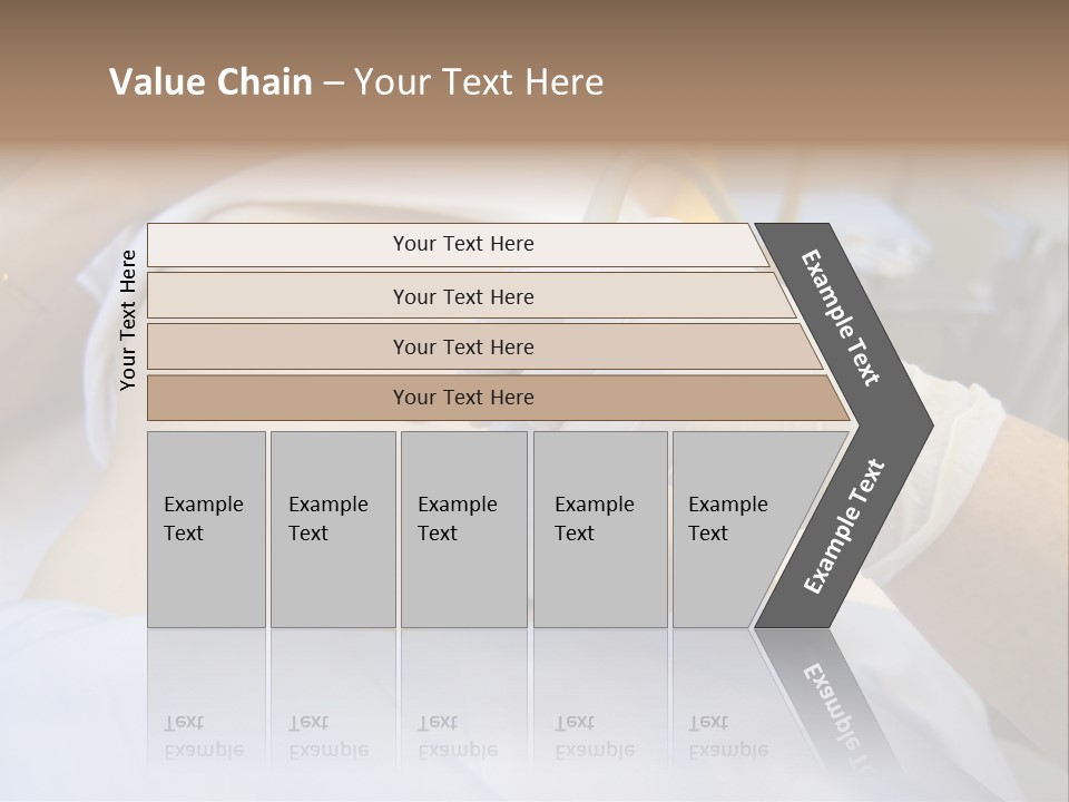 Scanning Of A Stomach Of Pregnant Woman PowerPoint Template