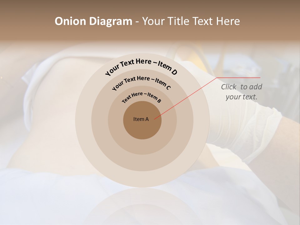 Scanning Of A Stomach Of Pregnant Woman PowerPoint Template