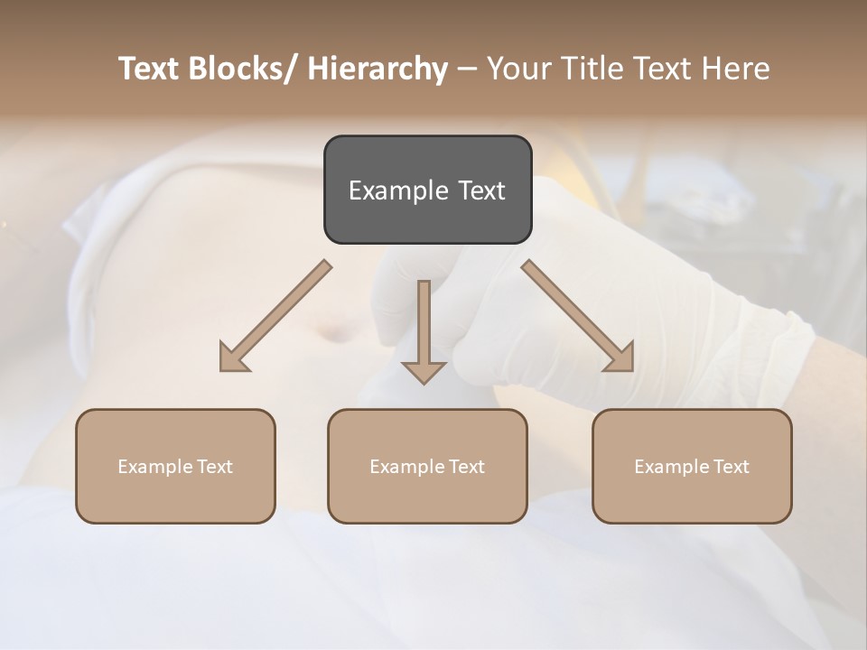Scanning Of A Stomach Of Pregnant Woman PowerPoint Template