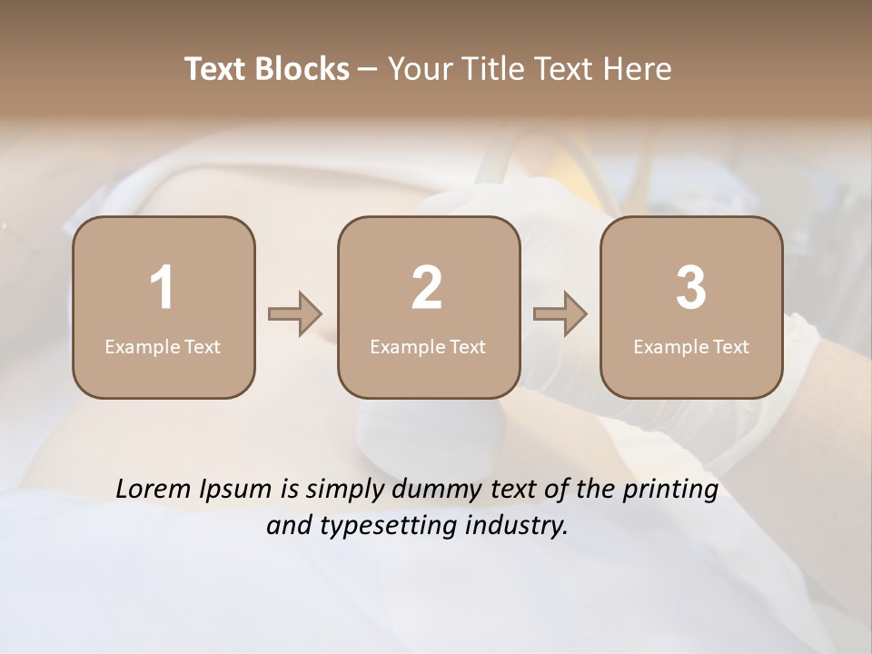 Scanning Of A Stomach Of Pregnant Woman PowerPoint Template