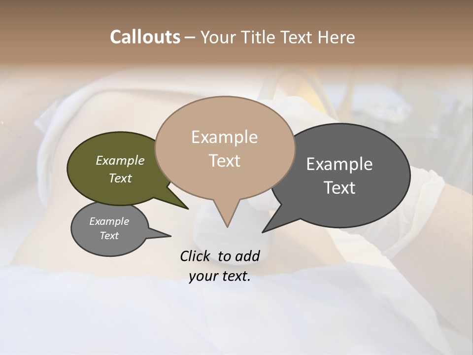 Scanning Of A Stomach Of Pregnant Woman PowerPoint Template