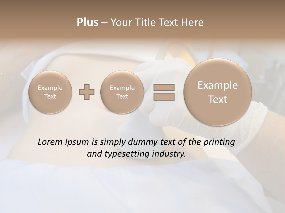 Scanning Of A Stomach Of Pregnant Woman PowerPoint Template
