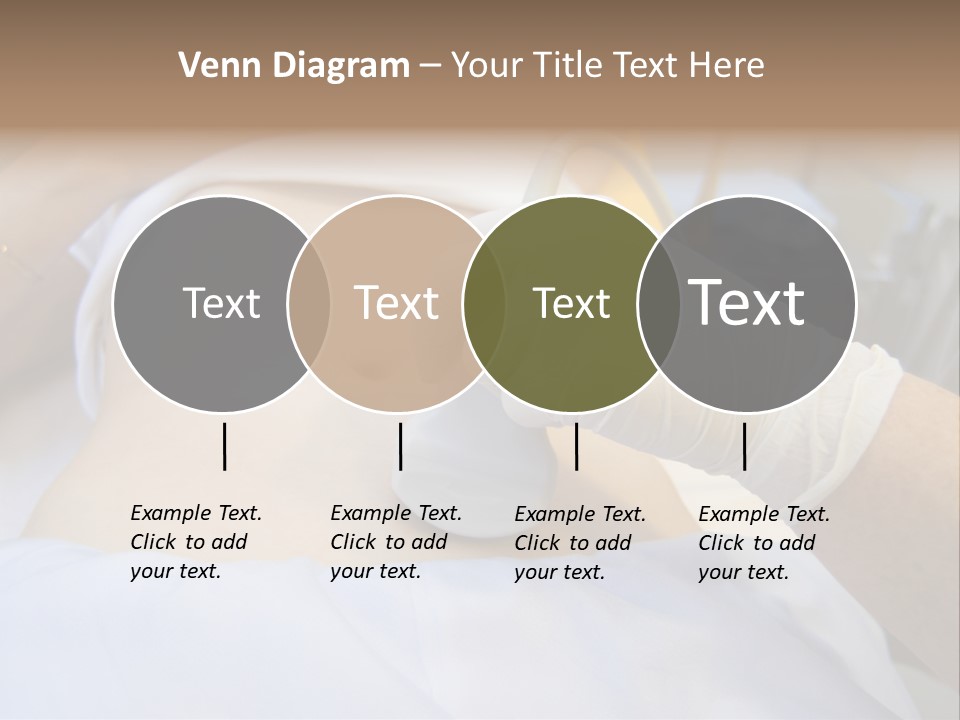Scanning Of A Stomach Of Pregnant Woman PowerPoint Template