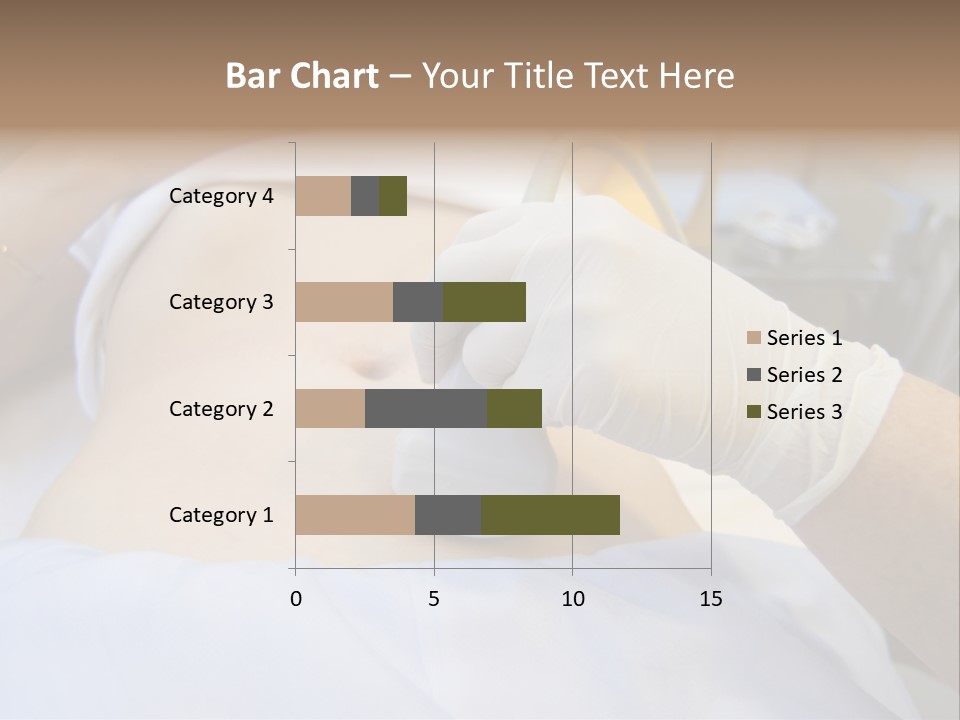 Scanning Of A Stomach Of Pregnant Woman PowerPoint Template